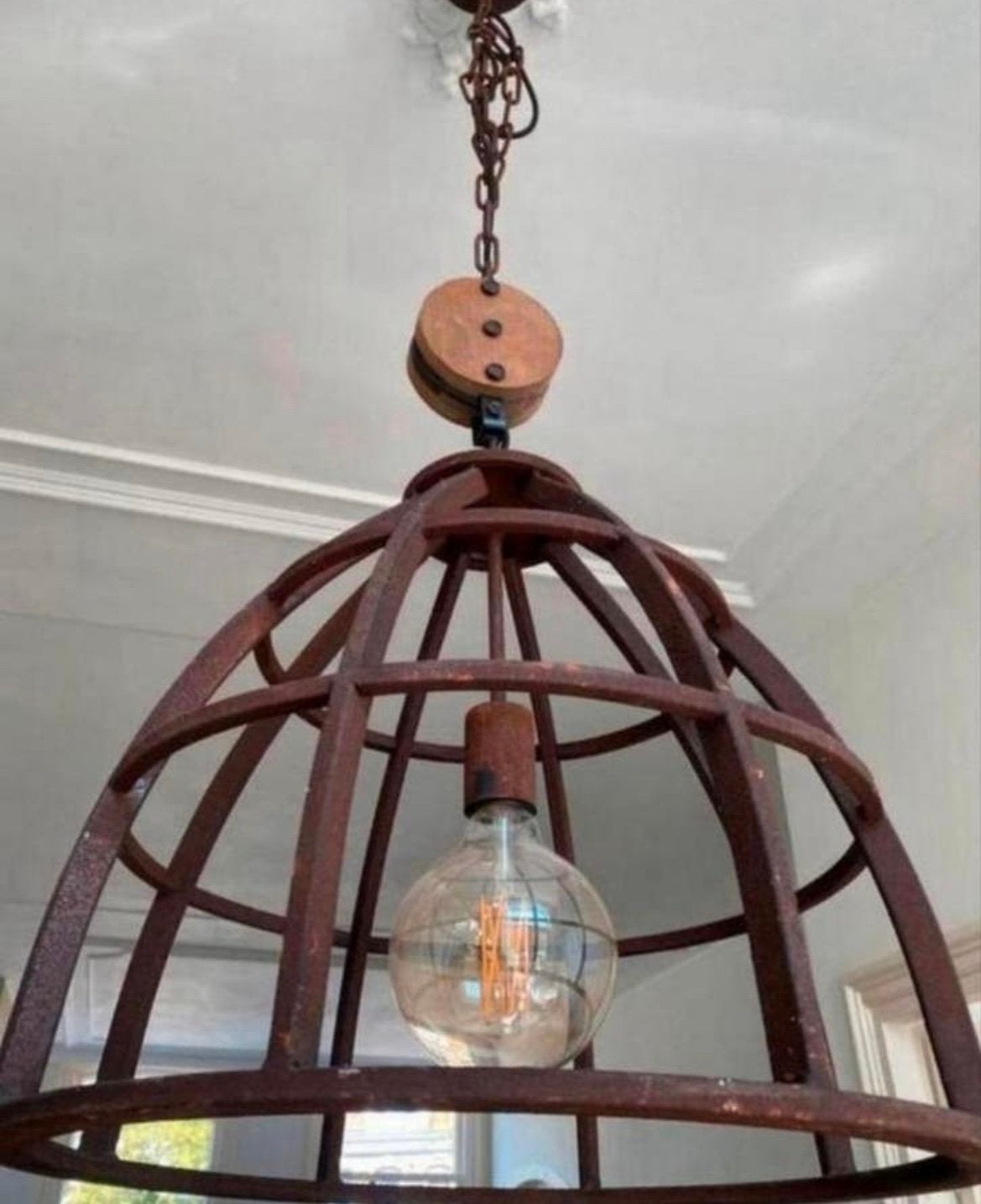 Industriele robuuste hanglamp, Ophalen, Zo goed als nieuw