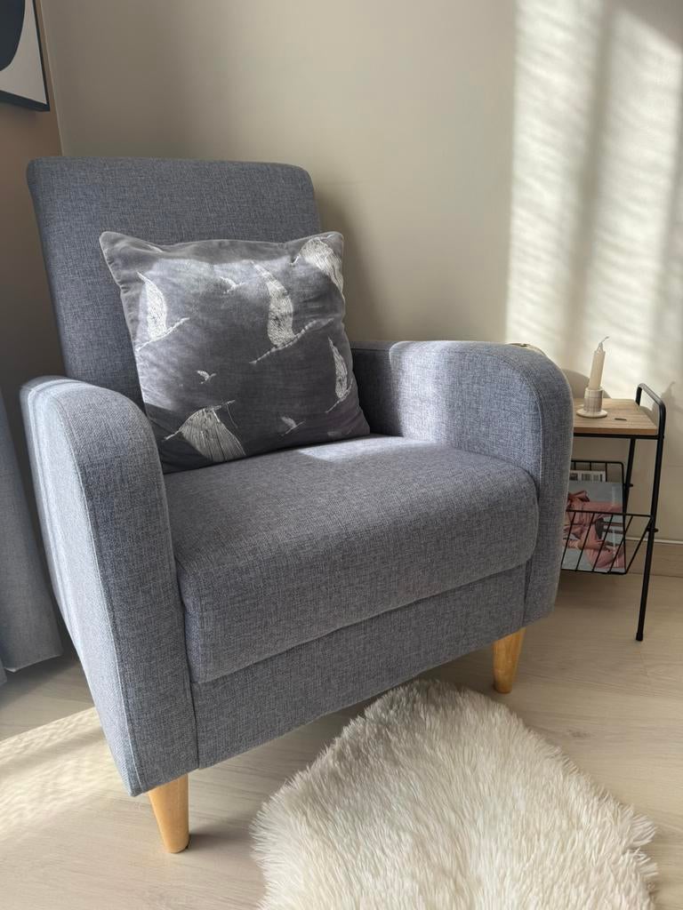 Fauteuil nieuw, Ophalen, Eenpersoons, 75 tot 100 cm, Zo goed als nieuw