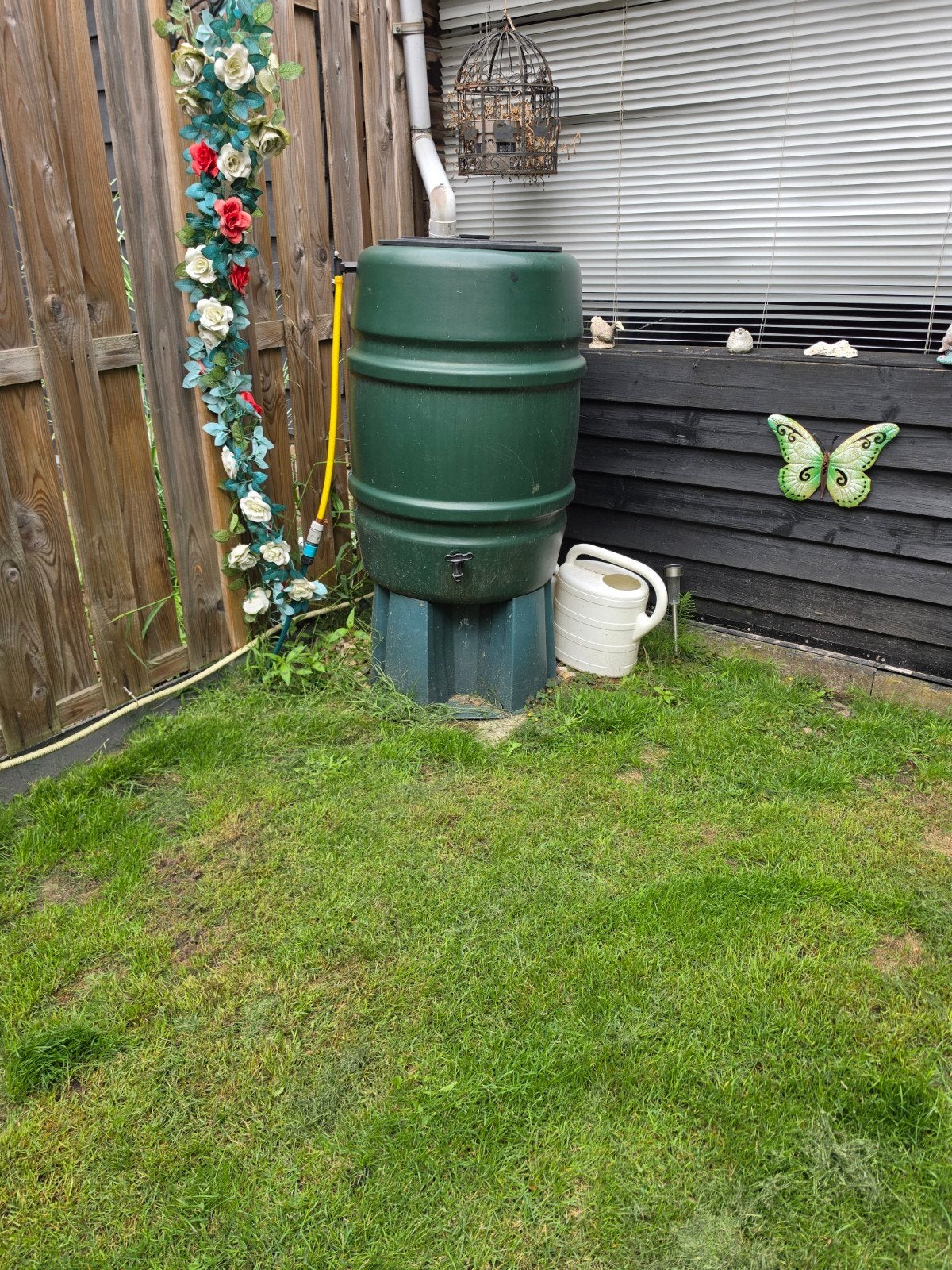 200 liter regenton, Tuin en Terras, Regentonnen, Ophalen, Kunststof, Met kraantje, 150 liter of meer