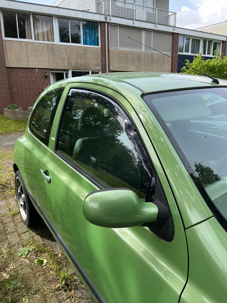Raamspoilers/windschermen Nissan Micra 3deurs, Ophalen of Verzenden, Nissan