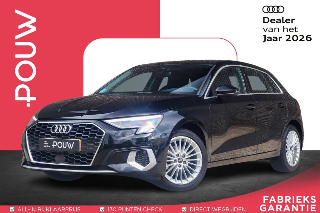 Audi A3 Sportback 30 TFSI 110pk S-tronic Advanced Edition |, Auto's, Audi, 12 maanden, Stof, Gebruikt, Zwart