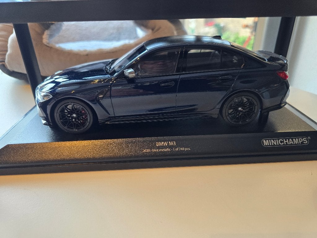 BMW M3 2020 1/18, Hobby en Vrije tijd, Modelauto's | 1:18, Ophalen of Verzenden, Nieuw, Auto, MiniChamps