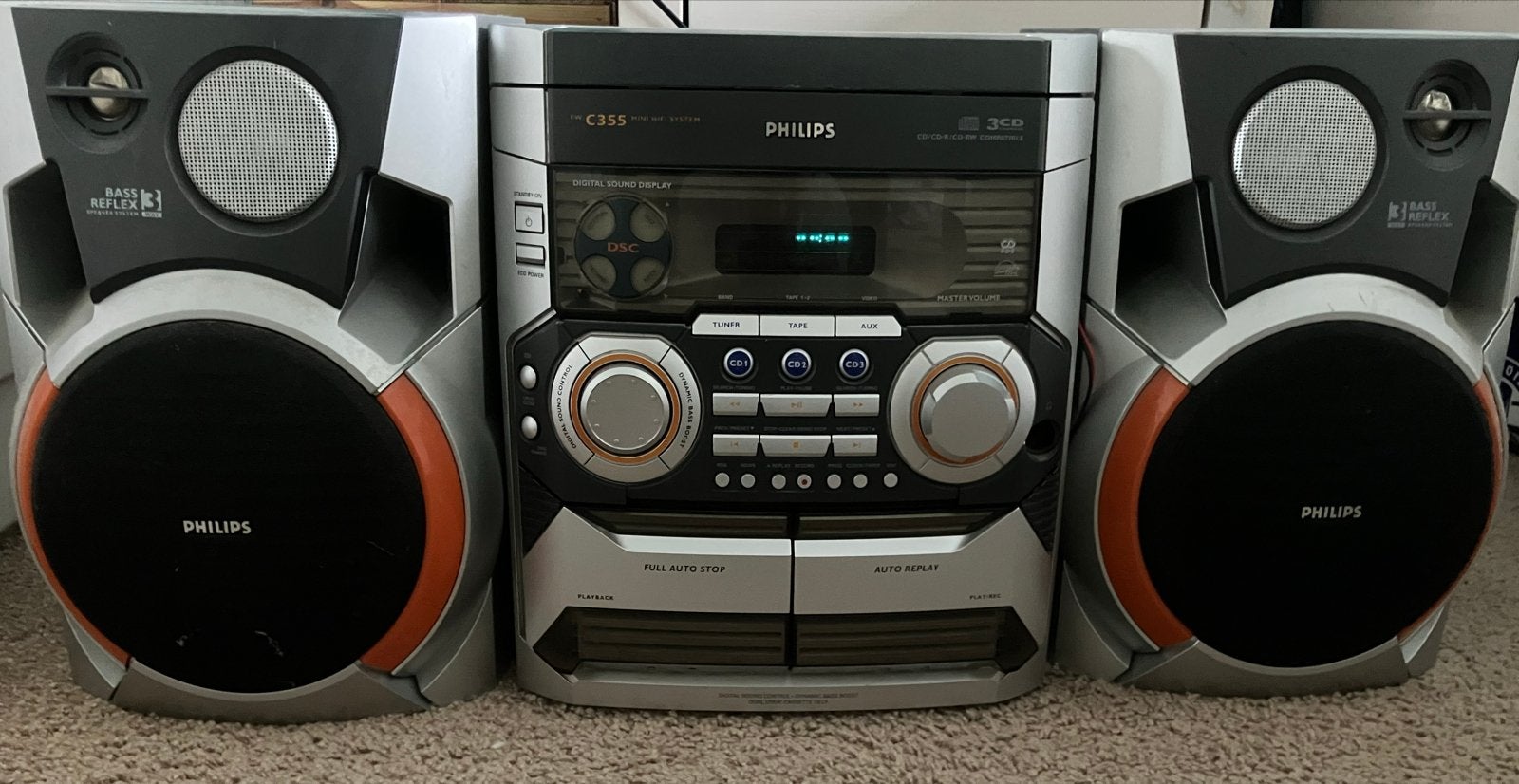 Stereo set philips c355, Ophalen
