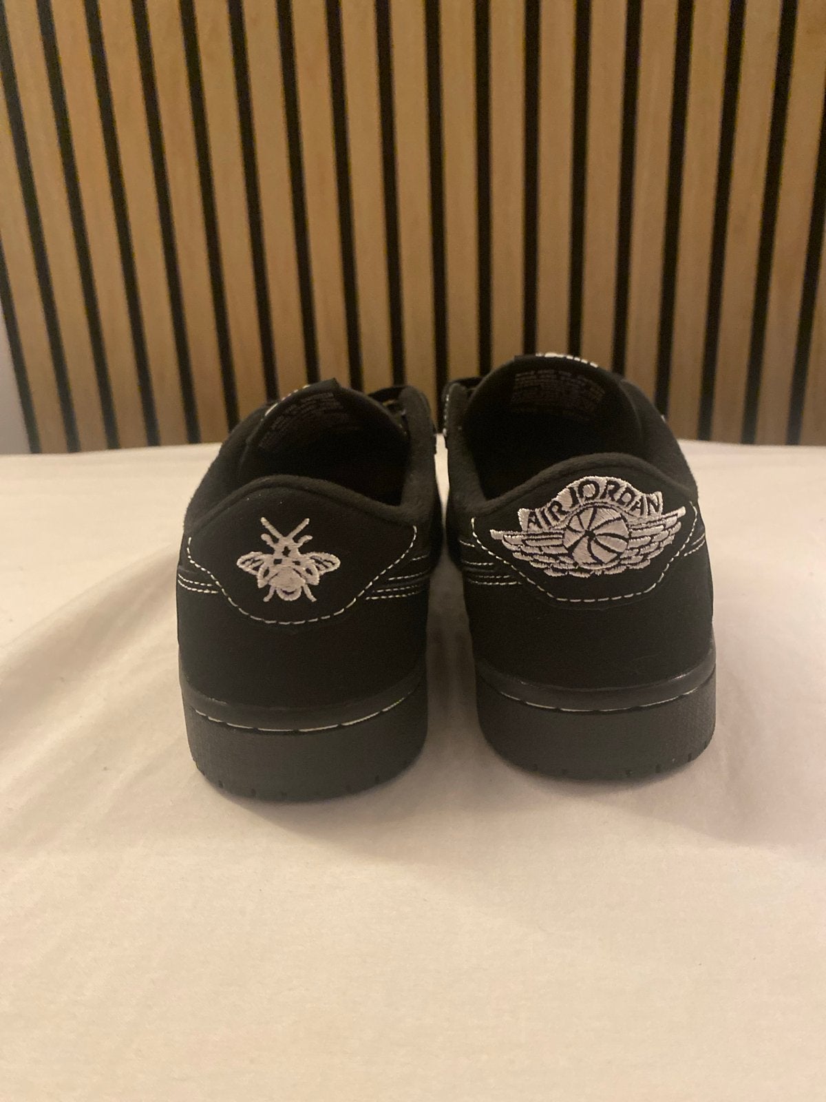 Nike Air Jordan 1 Low Travis Scott Phantom Black, Ophalen of Verzenden, Zo goed als nieuw, Zwart, Sneakers of Gympen
