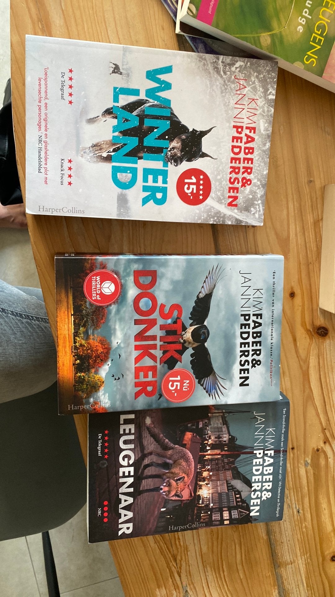 Kim faber en janni pedersen winterland/stikdonker/leugenaar, Ophalen of Verzenden, Zo goed als nieuw