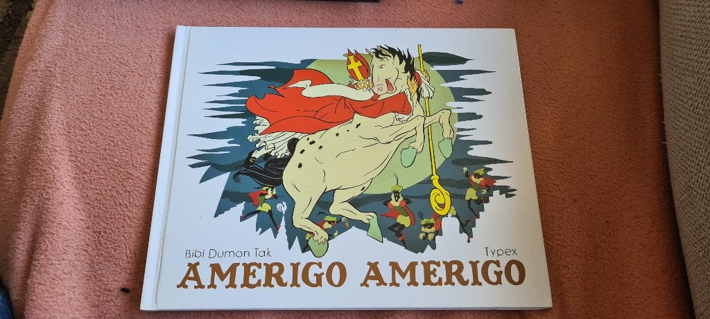 Boek Amerigo Amerigo. Bibi Dumon Tak. Typex sint sinterklaas, Diversen, Sinterklaas, Ophalen, Zo goed als nieuw