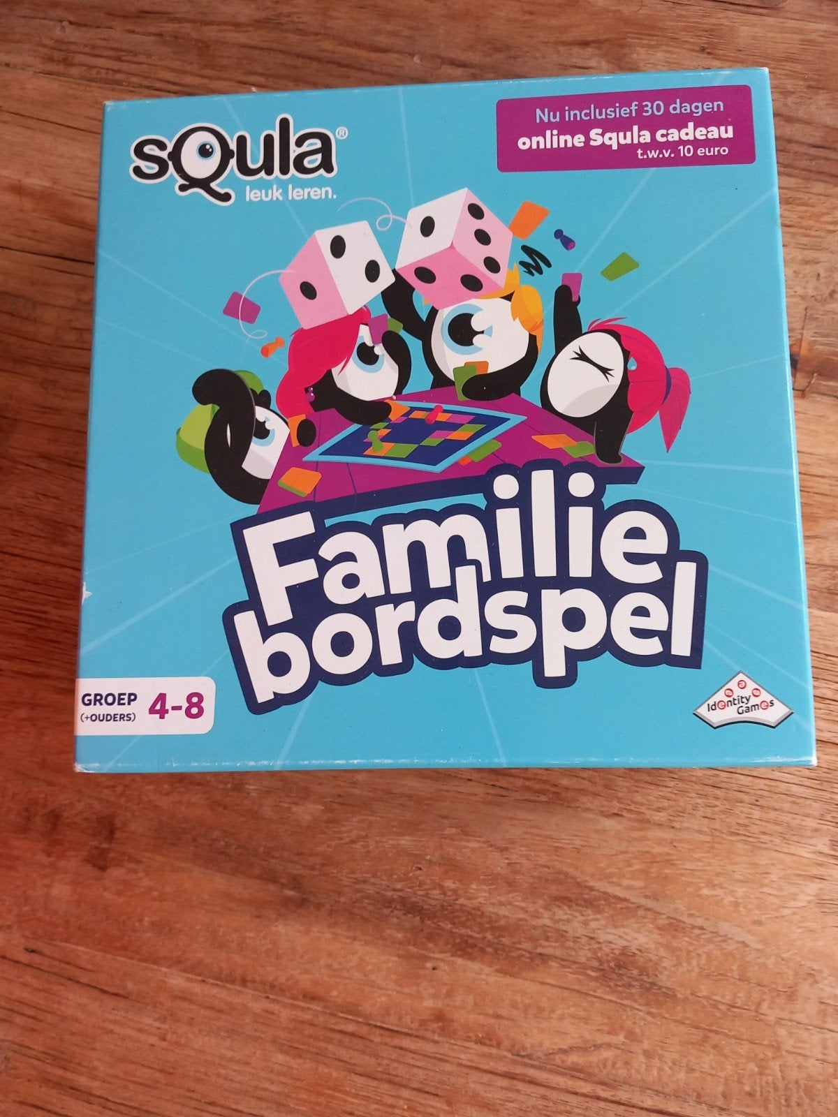 squla bordspel. ZONDER ONLINE CODE, Vijf spelers of meer, Ophalen of Verzenden, Zo goed als nieuw, Identity Games