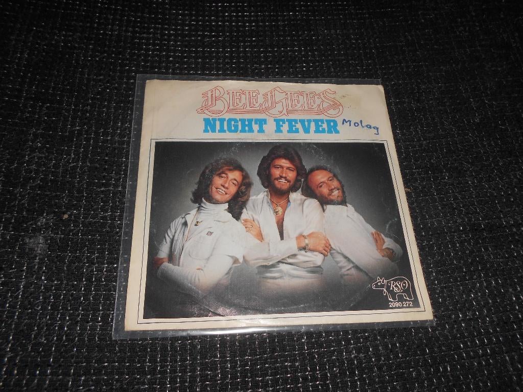 night fever - bee gees, Gebruikt, Filmmuziek en Soundtracks, 7 inch, Single