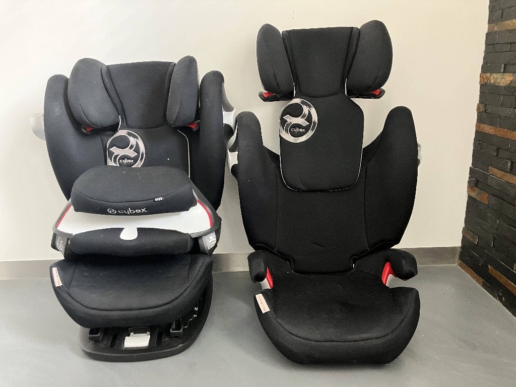 CYBEX Pallas M-Fix zwart 9–36 kg  ISOFIX, Gebruikt, 15 t/m 36 kg, Afneembare rugleuning, Isofix