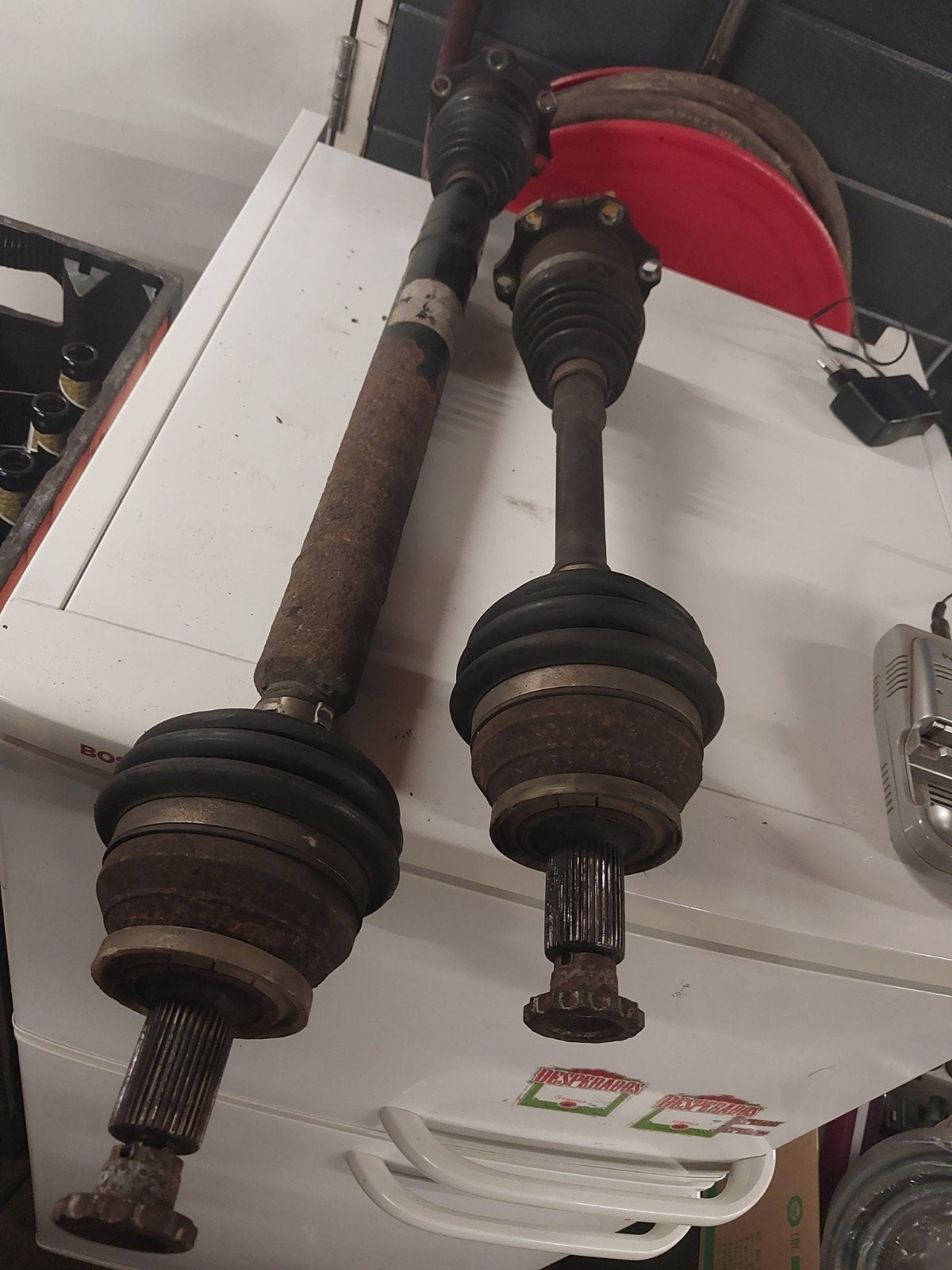 set aandrijfassen seat ibiza/vw polo 1.8 20vt, Ophalen of Verzenden, Gebruikt, Seat