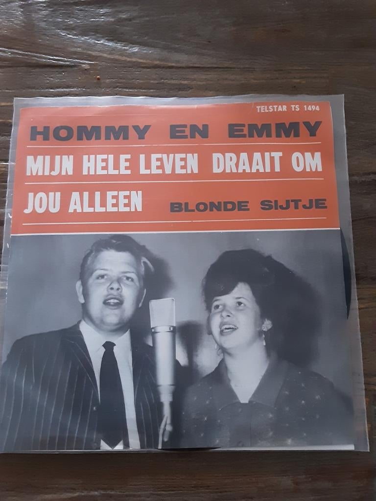 HOMMY EN EMMY PIRAAT SINGLE, Ophalen of Verzenden, Gebruikt, Overige formaten, Levenslied of Smartlap