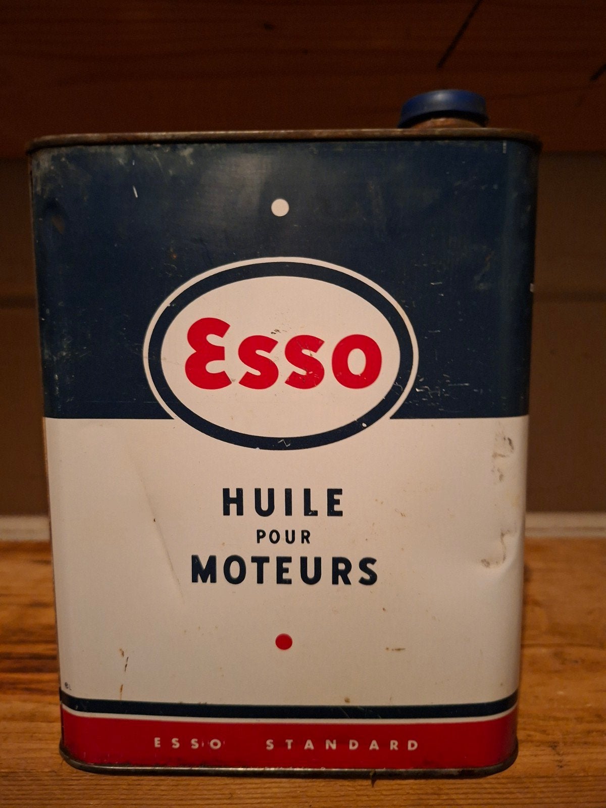 Esso olieblik, Verzamelen, Merken en Reclamevoorwerpen, Ophalen of Verzenden, Gebruikt