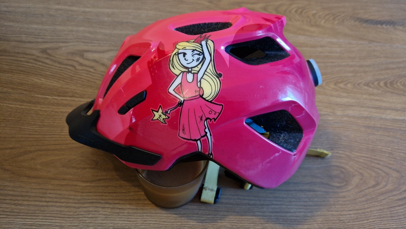 Cube Fietshelm Roze Maat M (52-57 cm) voor 6-9 jaar, Ophalen of Verzenden, Zo goed als nieuw, M, Cube
