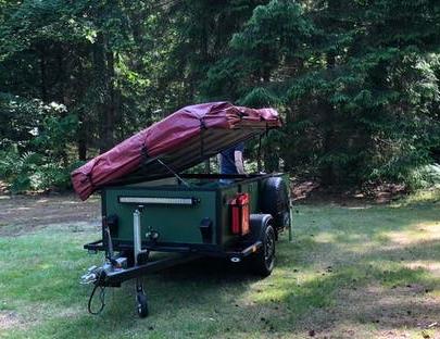 Tenttrailer/offroad trailer, Ophalen