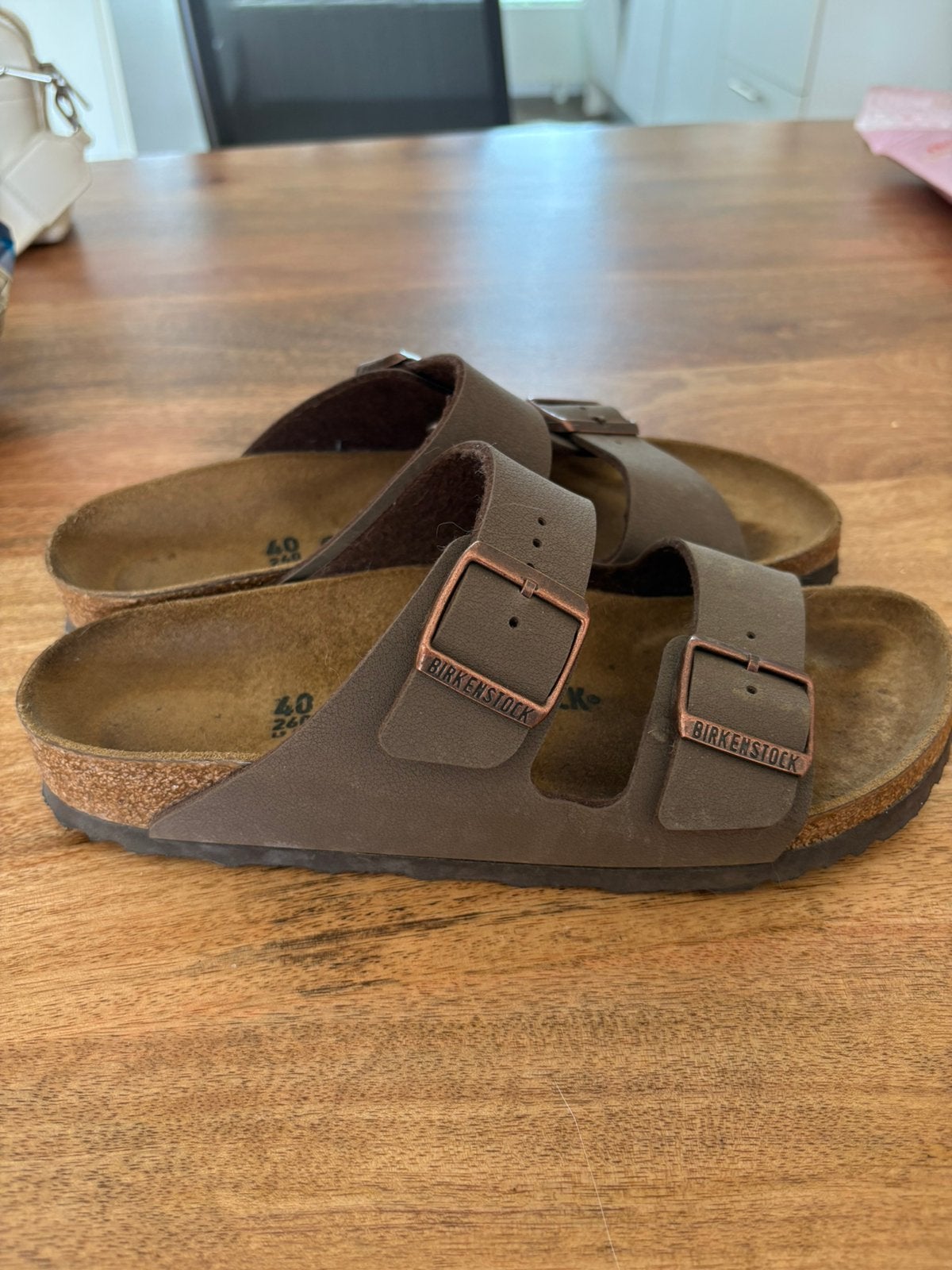 Birkenstock maat 40, Ophalen of Verzenden, Zo goed als nieuw, Sandalen of Muiltjes
