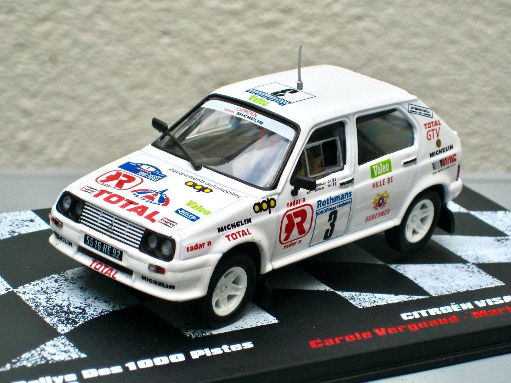 Citroen Visa 1000 Pistes winnaar Rally 1986 Altaya 1:43, Ophalen of Verzenden, Nieuw, Auto, Overige merken