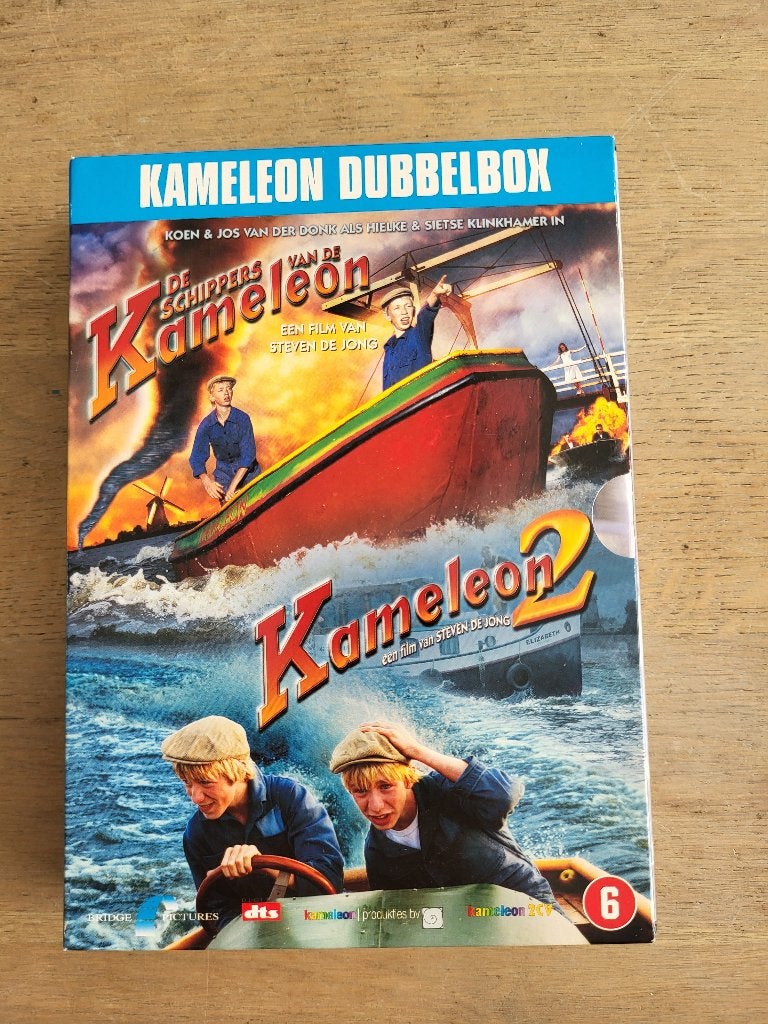 DVD kids De Kameleon 1 en 2, Cd's en Dvd's, Alle leeftijden, Ophalen of Verzenden, Zo goed als nieuw