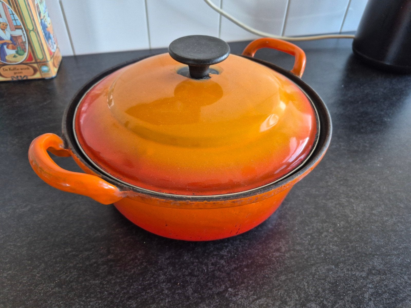 Gietijzeren braadpan., Ophalen, Zo goed als nieuw, Gietijzer, Braadpan