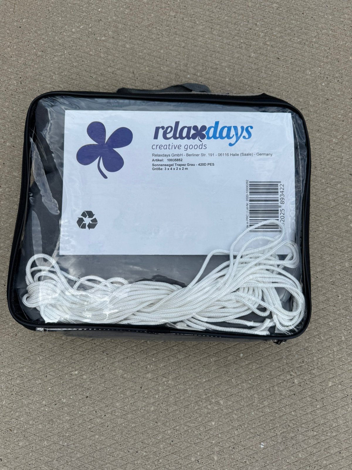 Zonnescherm doek merk relaxdays, Ophalen of Verzenden, Nieuw