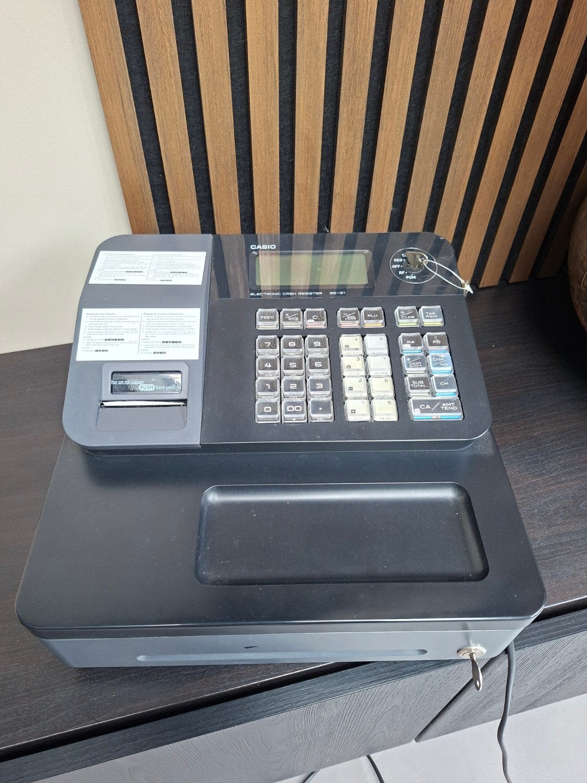 Casio SE-G1 Elektronische Kassa (Compleet met handleiding en, Ophalen of Verzenden