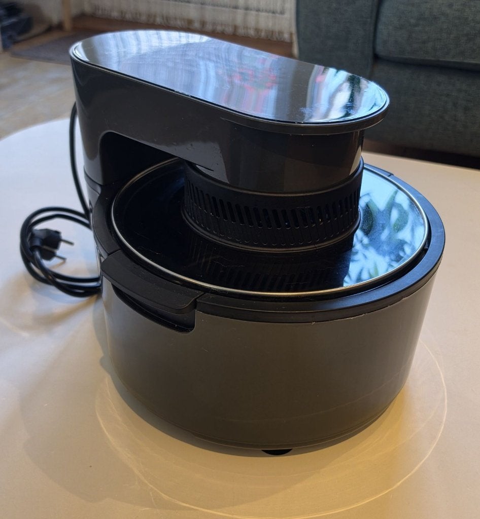 Onyx Cookware grill airfryer 5L, Ophalen, Zo goed als nieuw, Airfryer, 750 t/m 999 gram
