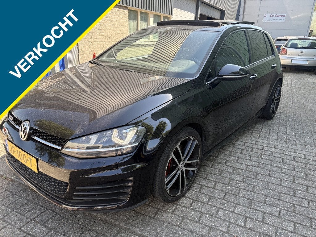 Volkswagen Golf 2.0 TDI GTD schakeld niet! Cearbox!, Auto's, Gebruikt, Euro 6, 4 cilinders, Zwart