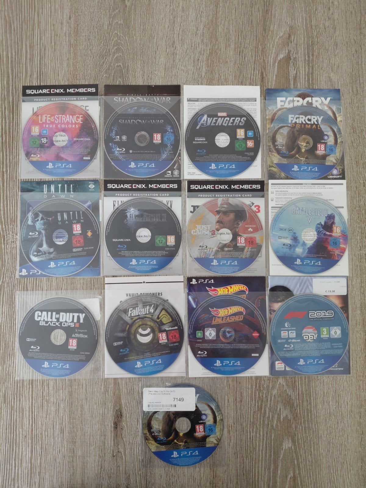 ps4 games, 1 speler, Ophalen, Zo goed als nieuw, Vanaf 18 jaar