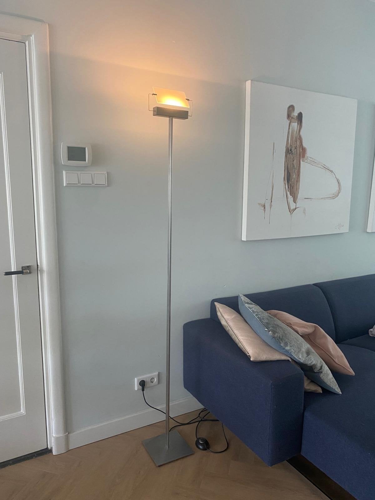 Jacco Maris Model A stalamp - RVS met dimmer, 190 cm, Ophalen, Gebruikt, Metaal, 150 tot 200 cm