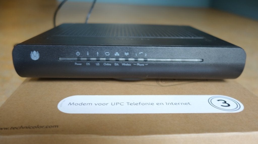 Modem Technicolor wireless TC 7200, Ophalen of Verzenden, Gebruikt, Router met modem, Technicolor type TC 7200