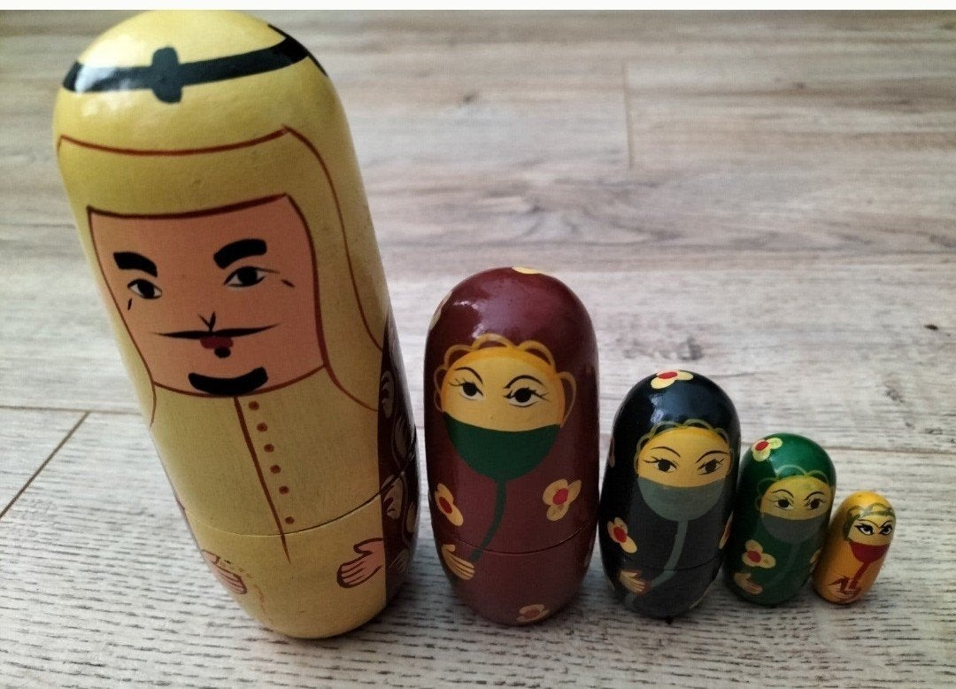 Matroesjka Arabisch Gezin, Ophalen of Verzenden