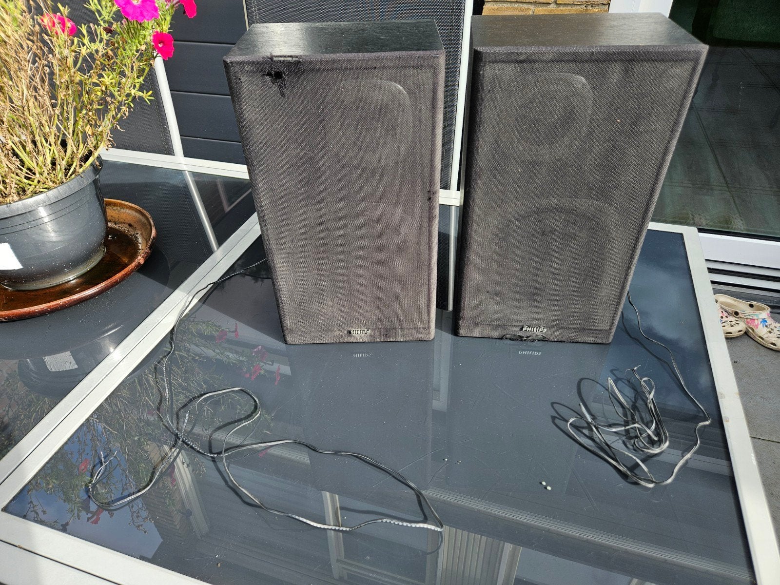 Philips LSB 400 3 weg Speaker Systeem - Gebruikt, Stereo speakers, Philips, Gebruikt, Ophalen of Verzenden