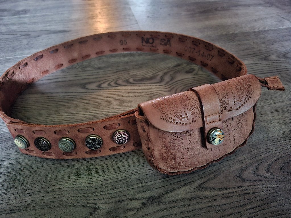 Nieuwstaat Noosa riem 95cm+ tasje Verzenden kan, Ophalen, Nieuw