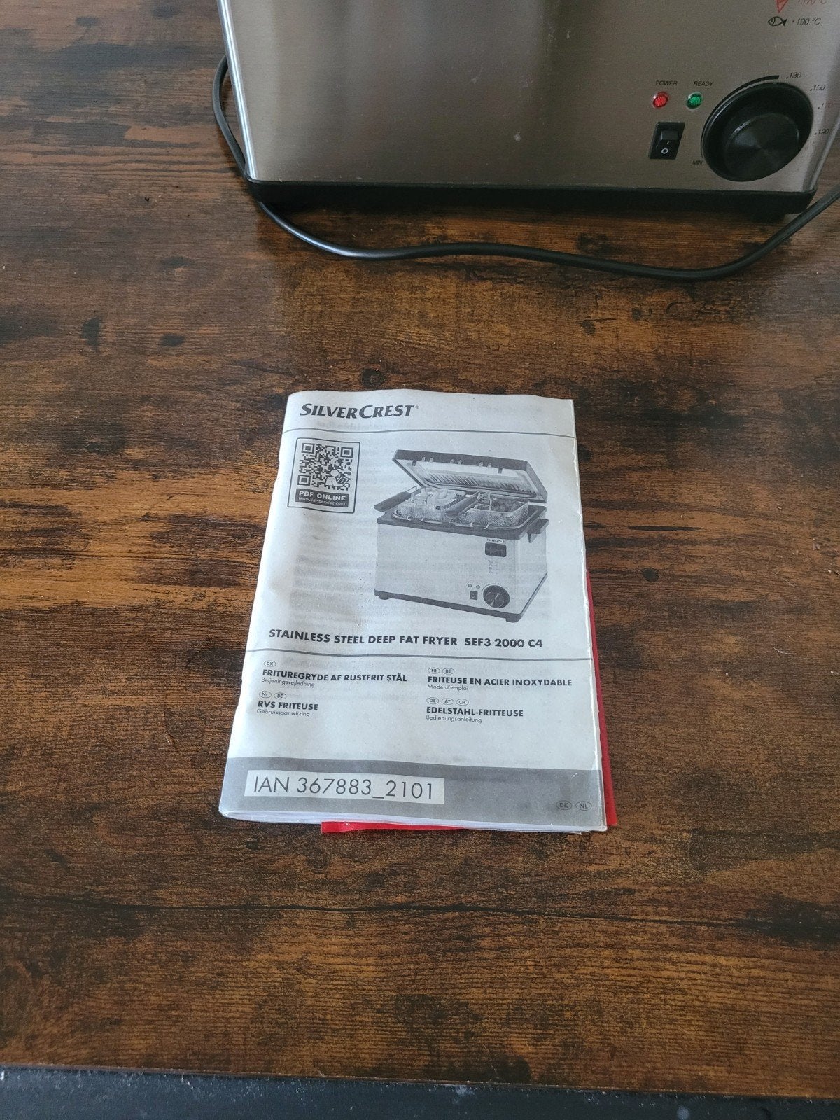 SilverCrest Frituurpan - Zo goed als nieuw, 3 tot 4 liter, Ophalen of Verzenden, Zo goed als nieuw, Duo-friteuse