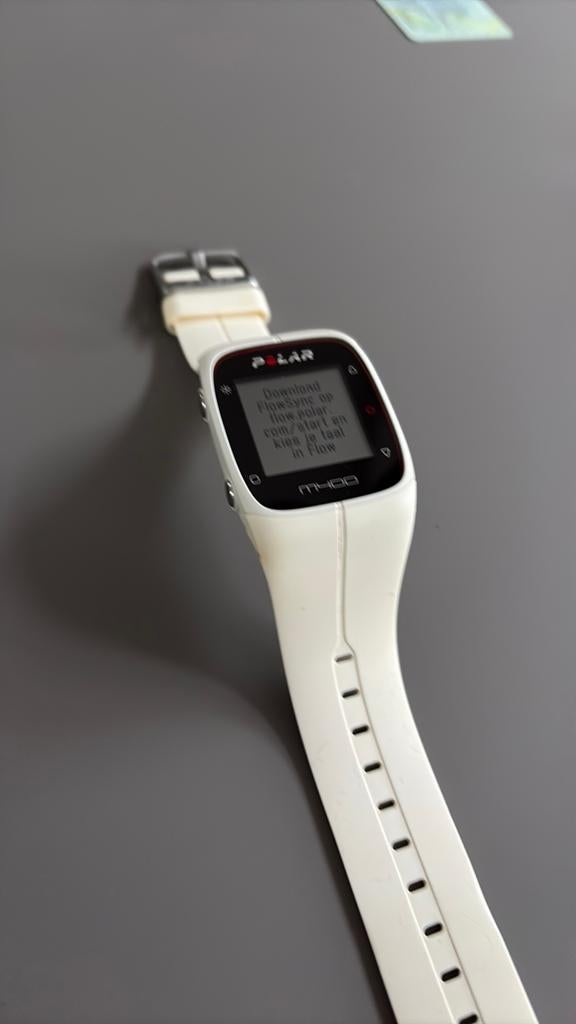 Polar M400 sporthorloge met GPS, Sport en Fitness, Hartslagmeters, Ophalen, Gebruikt, Polar, Met loopsnelheid