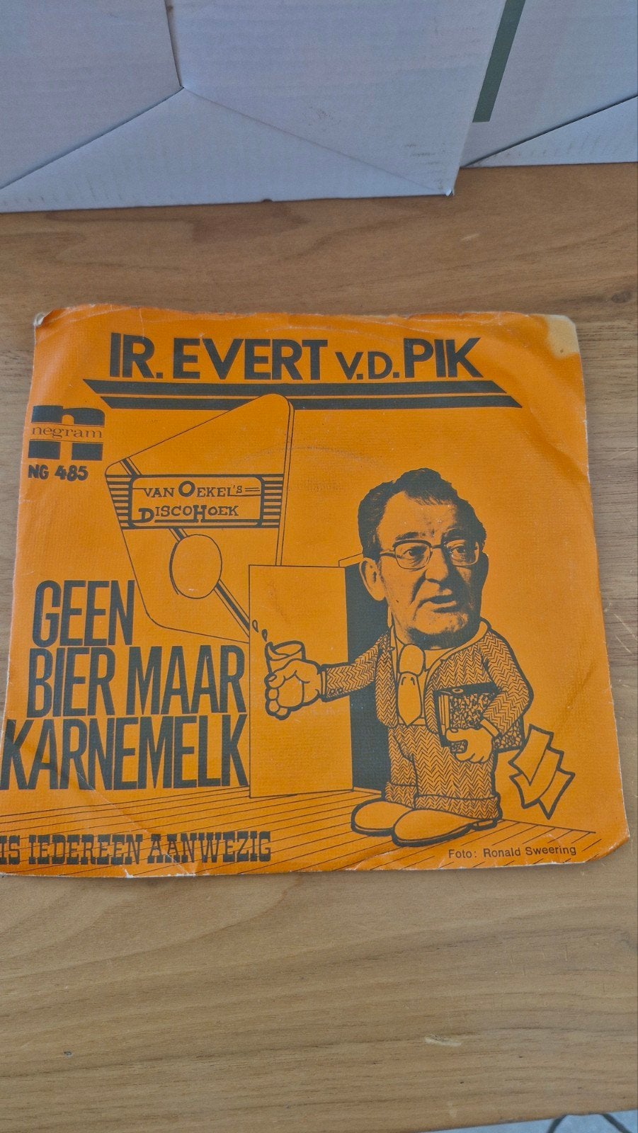 Ir. Evert v.d. Pik - Geen Bier Maar Karnemelk (Vinyl Single), Gebruikt, 7 inch, EP, Nederlandstalig