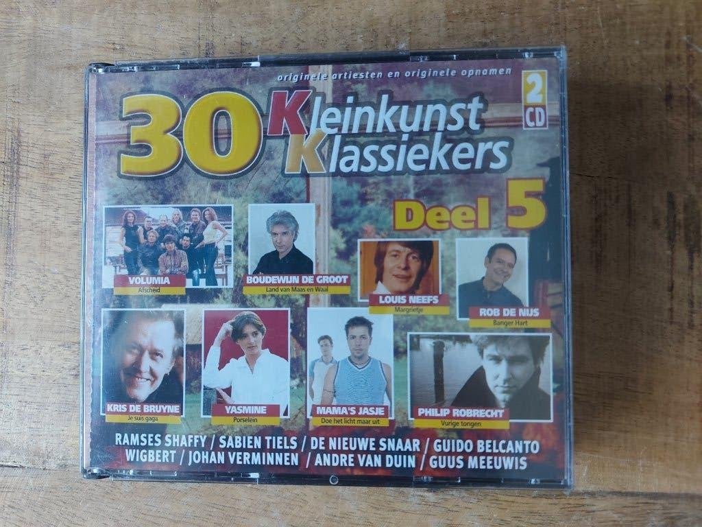 2 CD 30 Kleinkunst Klassiekers Deel 5 (various) (2 CD), Ophalen of Verzenden, Zo goed als nieuw, Levenslied of Smartlap