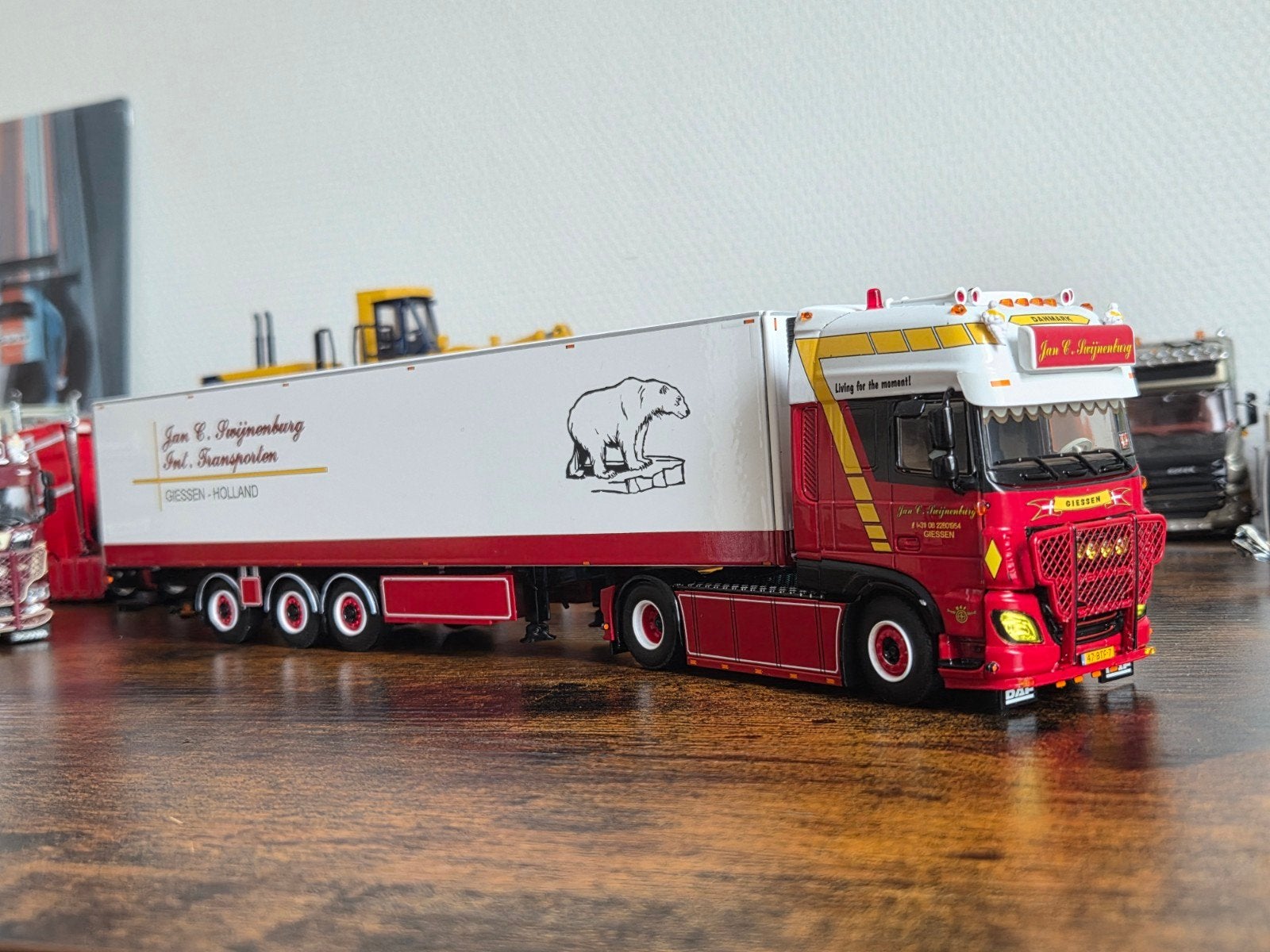 DAF XF 105 Jan C. Swijnenburg modeltruck, Ophalen of Verzenden, Zo goed als nieuw, Overige merken