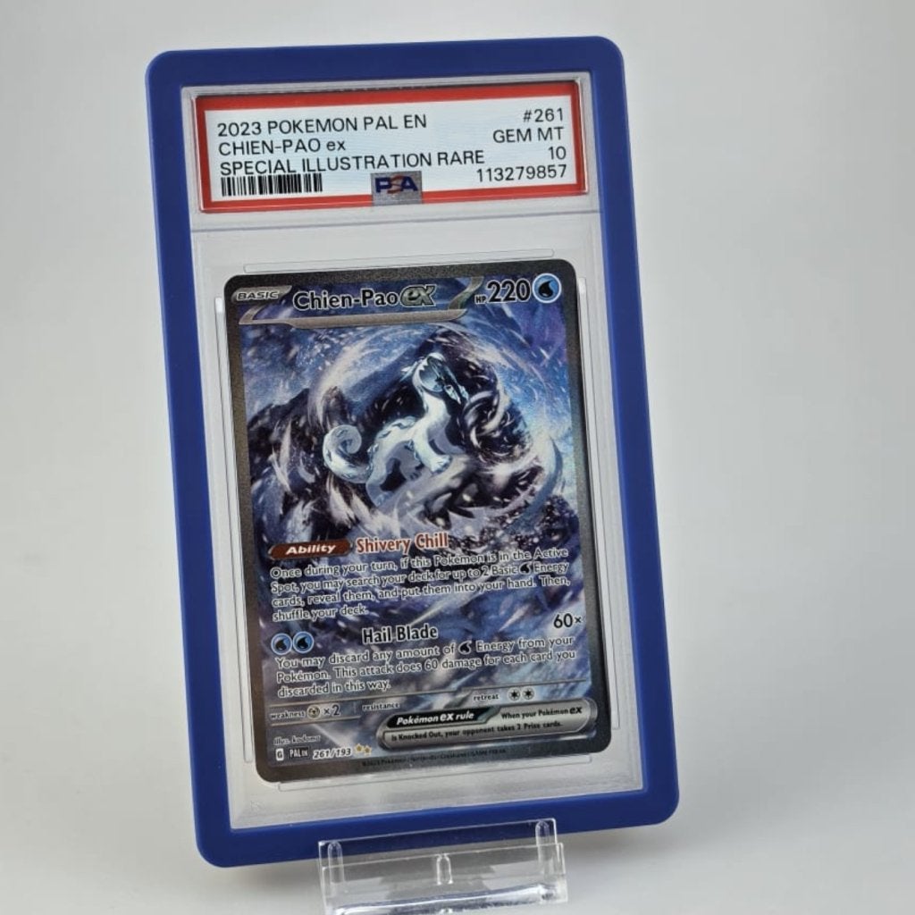 TCG Chien-Pao Ex PAL #261 PSA Gem MT 10 Graded, Zo goed als nieuw