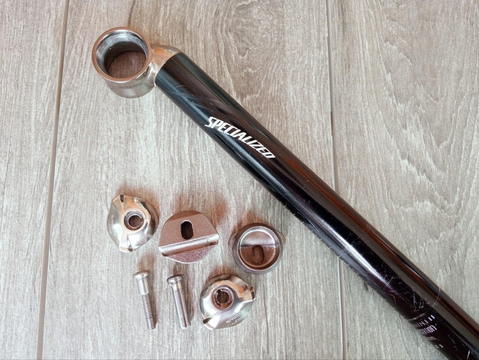 Specialized zadelpen 30,9mm 315 lang, Specialized, Gebruikt, Ophalen of Verzenden, Mountainbike