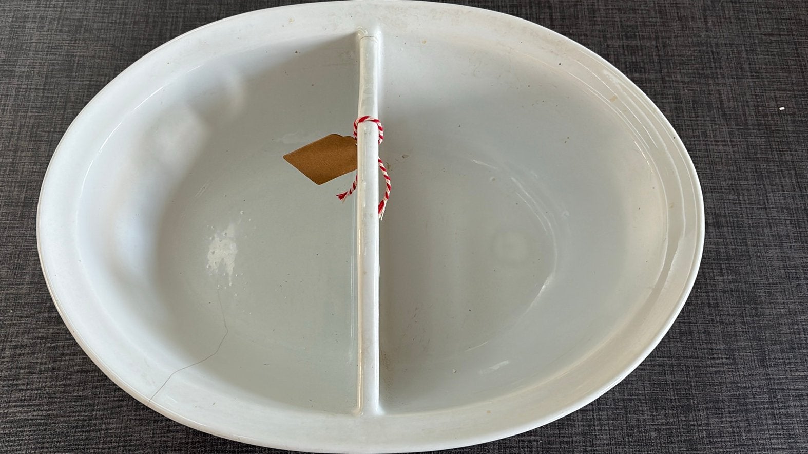 WASKOM WIT VINTAGE BREEDTE 36 cm porselein, Ophalen of Verzenden, Zo goed als nieuw, Overige stijlen, Schaal of Schalen