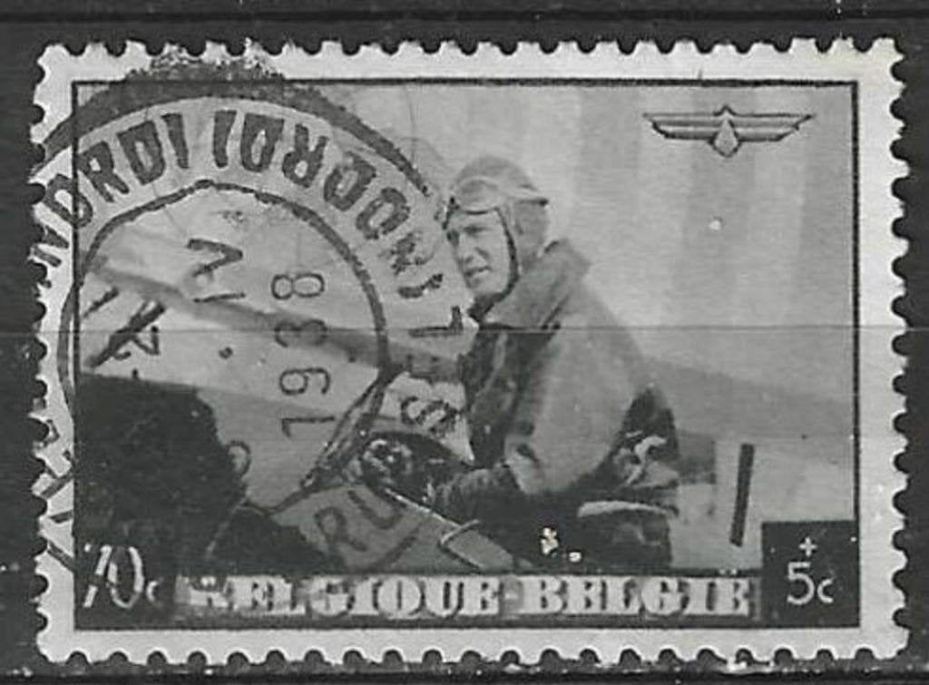 Belgie 1930 - Yvert/OBP 468 - Leopold III - Vliegenier (ST), Verzenden, Gestempeld, Koninklijk huis