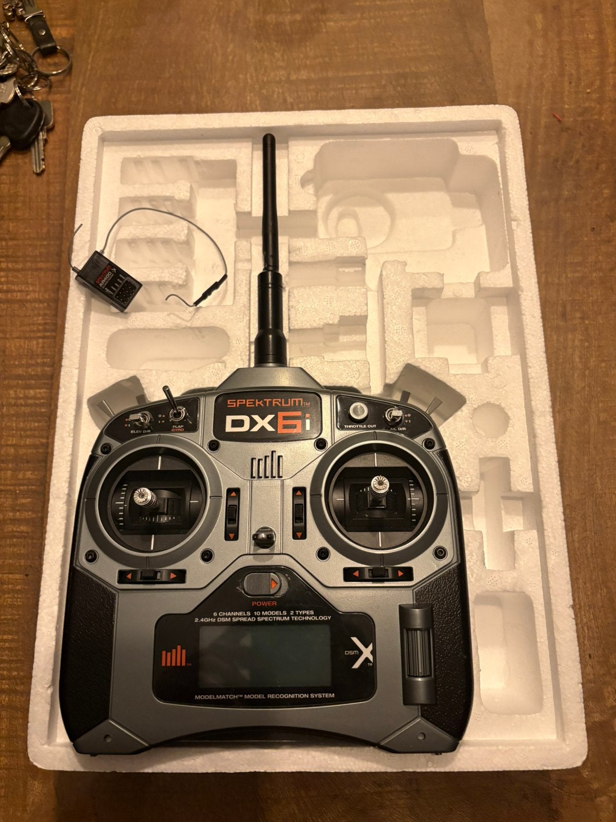 Dx6i spektrum handzender en 4 kanaals ontvanger, Ophalen of Verzenden, Zo goed als nieuw