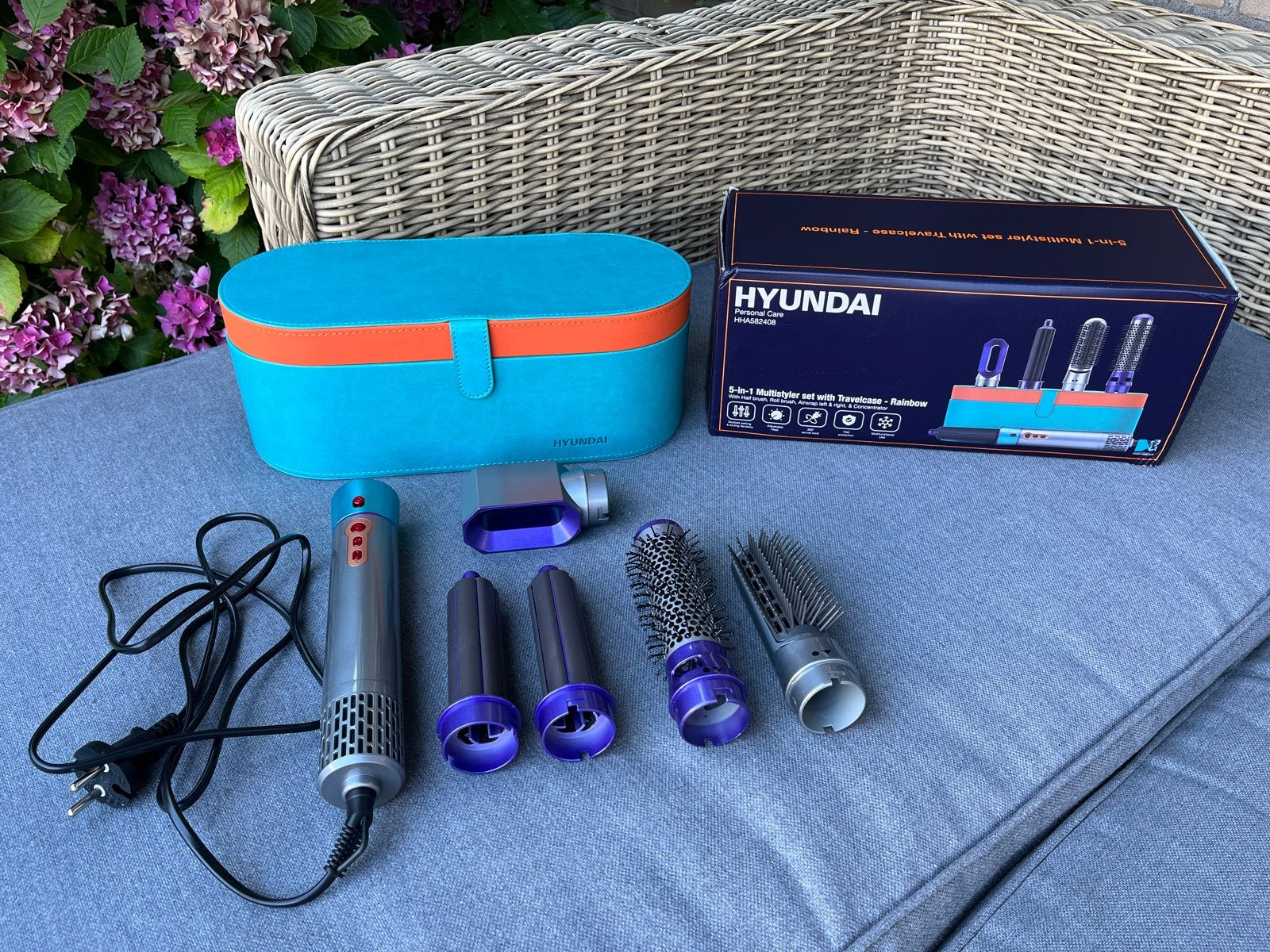 Hyundai Airwrap 5-in-1 Multistyler set, Ophalen, Zo goed als nieuw, Föhn of Haardroger