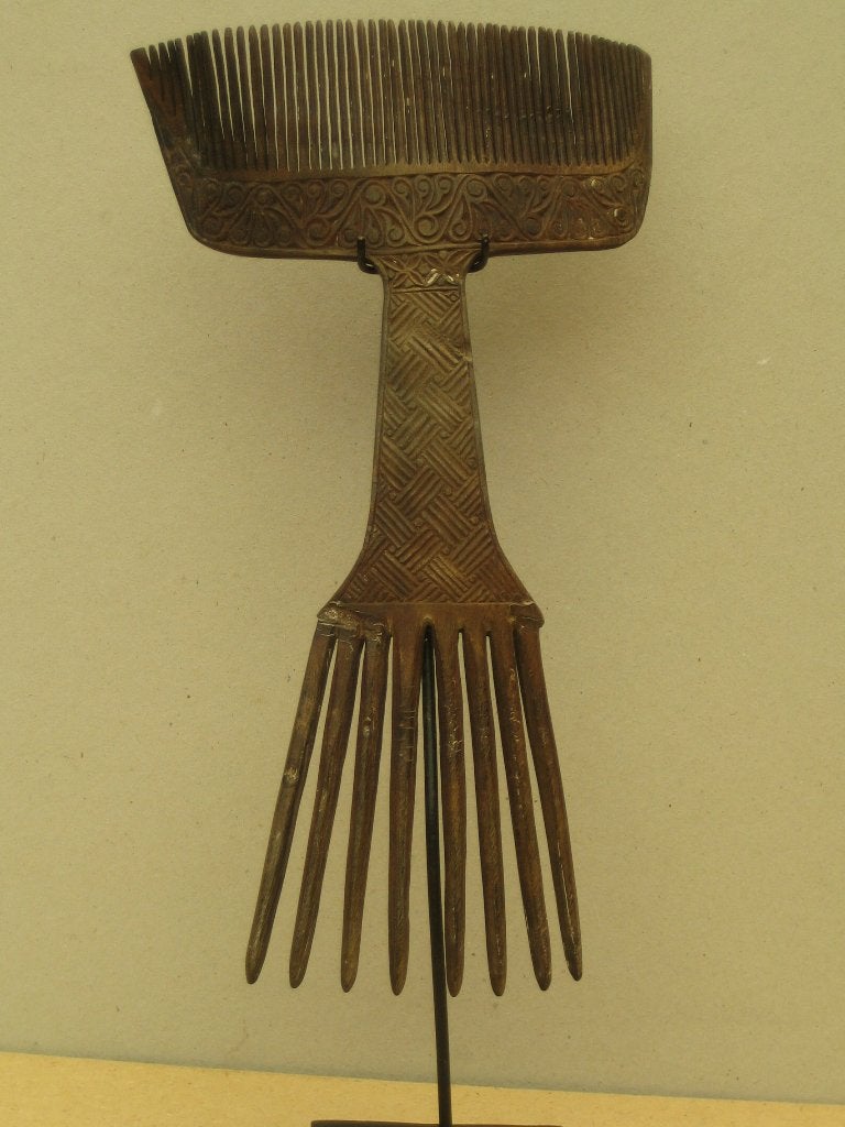 Whale Bone Comb Head Ornament, Timor, Indonesië, Antiek en Kunst, Kunst | Niet-Westerse kunst, Ophalen of Verzenden