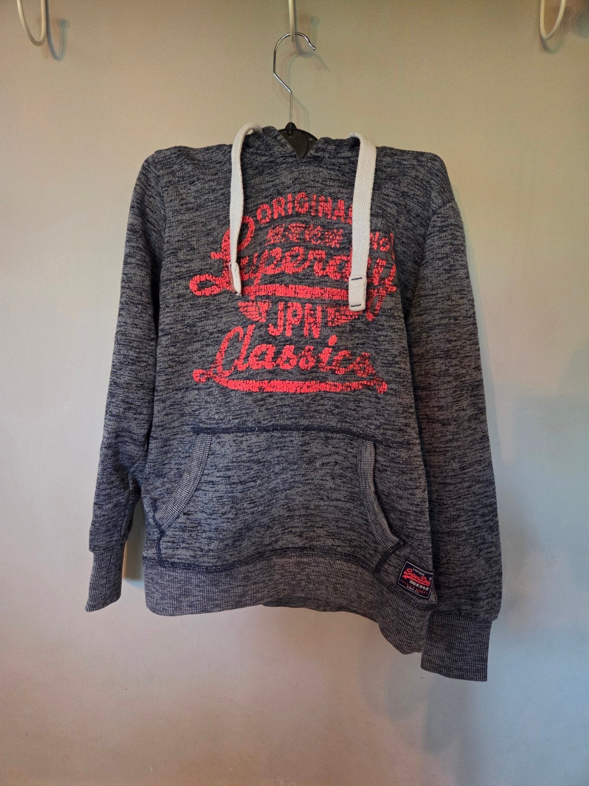 Superdry Hoodie - Grijs, Gedragen, Prima Staat, Kleding | Dames, Truien en Vesten, Superdry, Ophalen of Verzenden, Maat 34 (XS) of kleiner