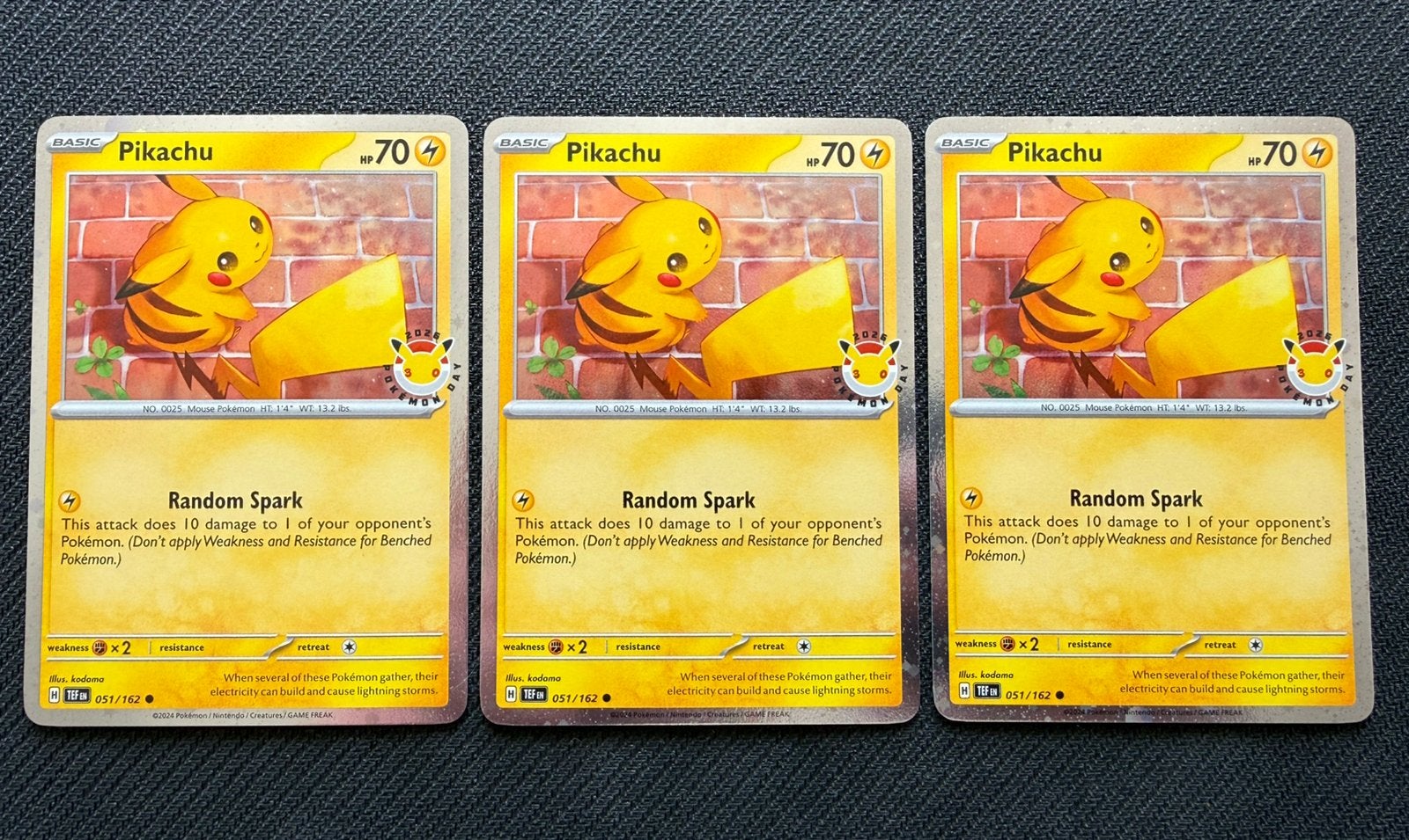 Pikachu Pokemon Day 2026 Pokemon, Ophalen, Nieuw, Losse kaart