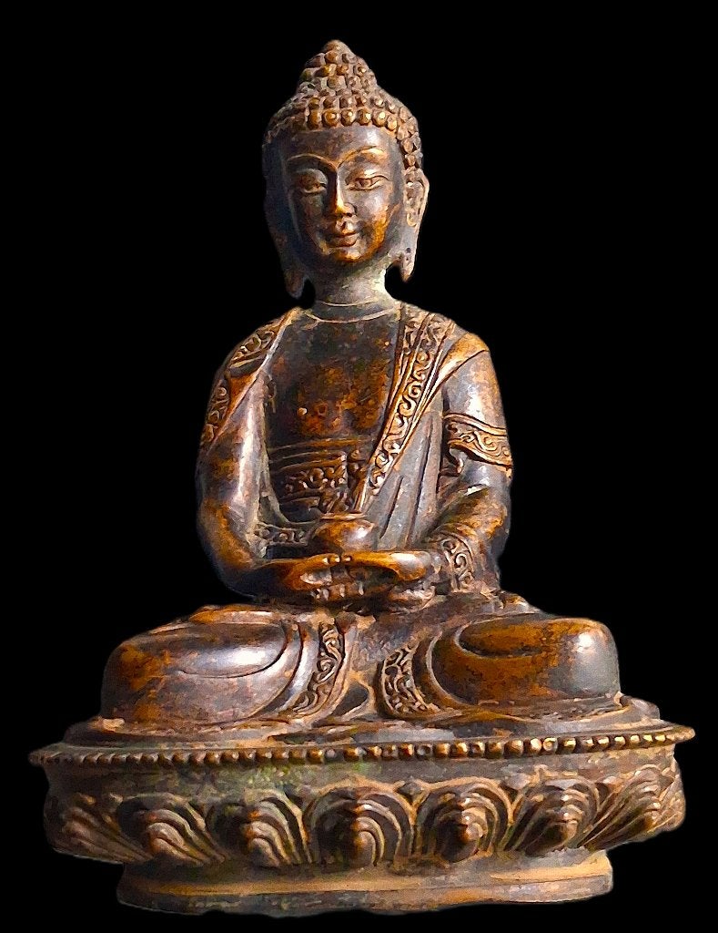 Sino Tibetaanse Boeddha brons Tibet buddha, Ophalen of Verzenden