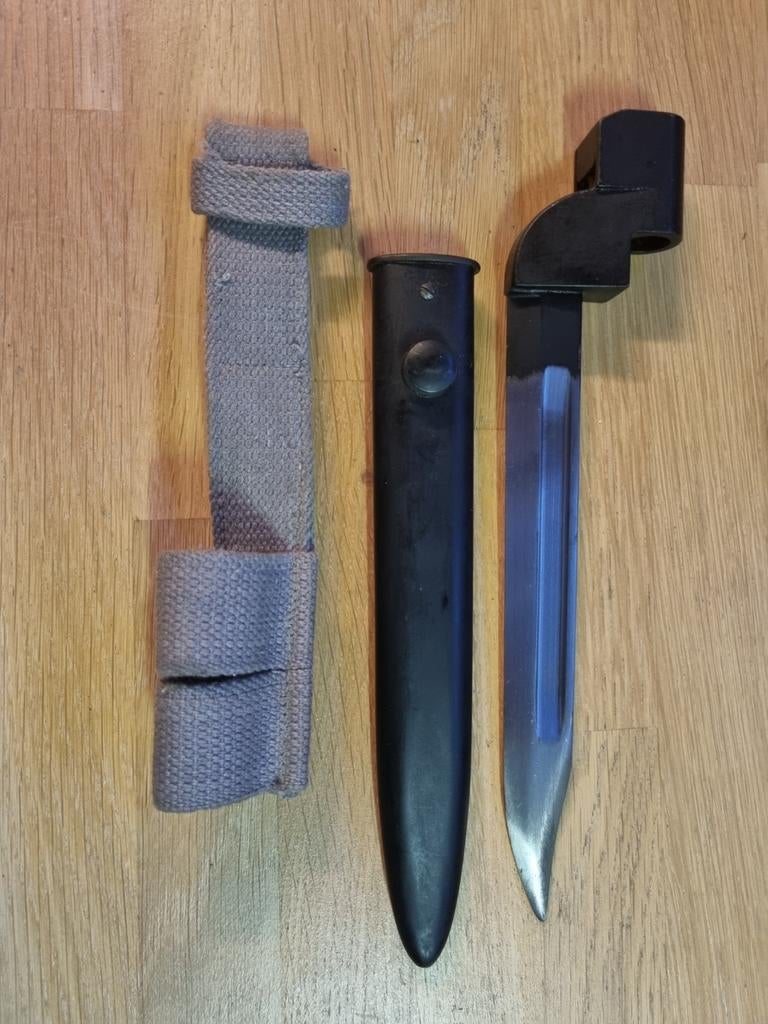 Britse No9 bajonet, Ophalen of Verzenden, Landmacht, Engeland, Mes of Dolk