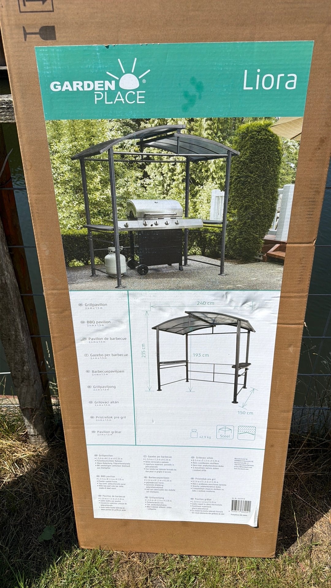 Barbecuepaviljoen, Ophalen of Verzenden, Zo goed als nieuw, Gas
