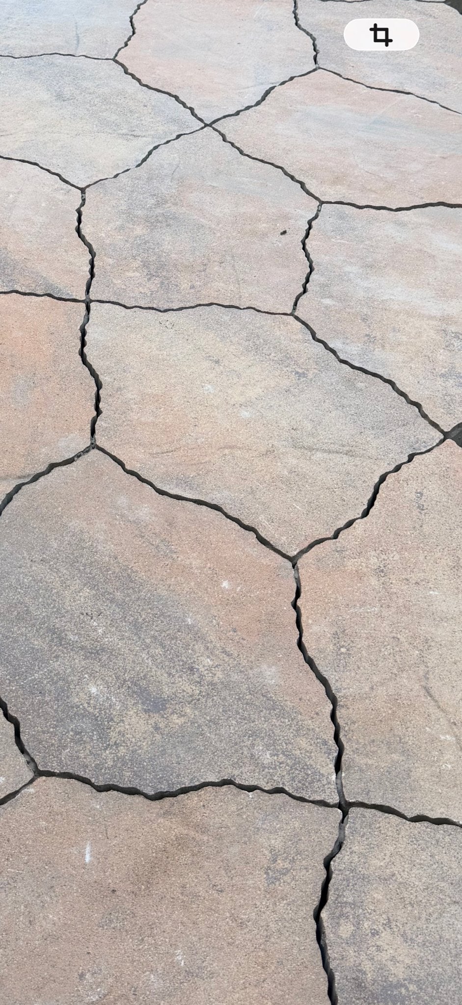 Nieuwe terrastegels - aparte vorm - geo alivo, Ophalen, Gebruikt, 5 tot 10 m², Beton